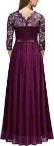 img 3 attached to Miusol Womens Formal Wedding Bridesmaid Women's Clothing at Dresses