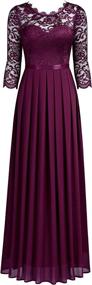 img 2 attached to Miusol Womens Formal Wedding Bridesmaid Women's Clothing at Dresses