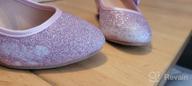 img 1 attached to Adamumu Princess Toddler Sparkle Girls' Flat Shoes review by Courtney Frostick