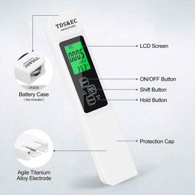 img 2 attached to MASiKEN Soil Moisture Meter And Hydroponics Tester Combo, 4-In-1 Soil PH Tester, High Accuracy Pen Type PH Meter ± 2% Readout Accuracy 3-In-1 TDS EC Temperature Meter, RO System, Eco-Box Meter (3)