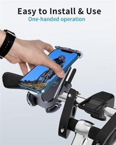 img 3 attached to 🚲 VUP Bike Phone Mount: Easy One-Handed Operation for iPhone 12/Pro/Pro Max/mini/11, Fits 4.0-6.7 inch Phones