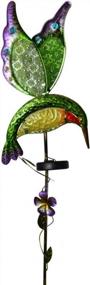 img 2 attached to Moonrays 91442 Solar Powered White LED Hummingbird Stake Light