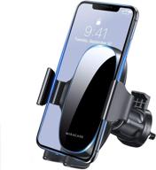 📱 upgraded-2nd generation miracase universal car phone holder for air vent – compatible with iphone 13 series, iphone 12 series, 11 pro max, se, xr, and all phones – black логотип