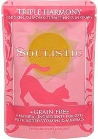 img 1 attached to 🐱 Optimized Soulistic Triple Harmony Chicken, Salmon & Tuna Dinner in Gravy Cat Food Pouches