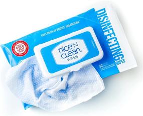 img 4 attached to 🧼 Clean & Fresh: Nice 'N Clean Disinfecting Surface Wipes 80ct for Home & Kitchen Surfaces