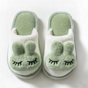 img 2 attached to 🧦 Cozy & Stylish KUBUA Winter Indoor Bedroom Slippers for Boys' Shoes at Slippers.com