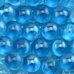 img 1 attached to Мраморы Greenbrier светло-голубые для украшения вазы и ремесел - круглые стеклянные цветочные (2 мешка)