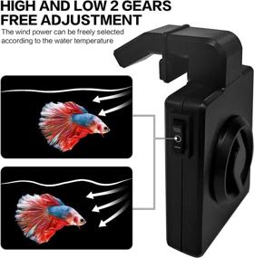 img 1 attached to 🐠 Stay Cool with the MYGIIKAKA Aquarium Chiller Fan: USB Cooling Fan for Mini Fish Tanks (17.7 inches or smaller)