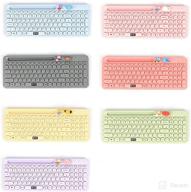 bts inspired characters multi pairing wireless keyboard baby care logo