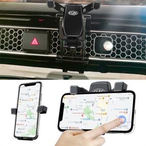 img 4 attached to Honda Civic 2021-2022 CLEC Phone Mount Holder: Vent & Dashboard Cell Phone Holder for iPhone, Samsung & More Smartphones