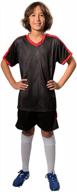youth soccer jerseys boys 6-12 team training uniform shirts and shorts set indoor sports. logo
