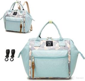 img 4 attached to 👝 Compact Mom's Diaper Bag Tote - Mini Baby Backpack for Boys & Girls, Handy Crossbody Mommy Bag
