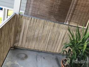 img 7 attached to Create A Natural Barrier In Your Garden With Gardman R647 Split Bamboo Fencing - 5 Feet