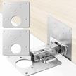 salipt cabinet hinge repair plate with hole stainless steel hinge repair plate easy installation hinges plate kit for wooden kitchen cabinet door,furniture,shelves logo