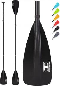 img 4 attached to OCEANBROAD SUP Paddle Board & Kayak 2-In-1 Paddle For Versatile Use