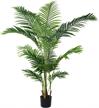 lvydec's lifelike 5.2ft areca palm tree - perfect for indoor/outdoor decoration logo
