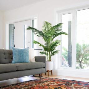 img 2 attached to Lvydec'S Lifelike 5.2Ft Areca Palm Tree - Perfect For Indoor/Outdoor Decoration
