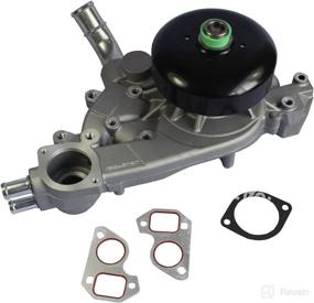 img 2 attached to 🚗 JDMSPEED Chevrolet GMC Tahoe Yukon Vortec Water Pump & Gasket Replacement for 4.8L 5.3L 6.0L Engines