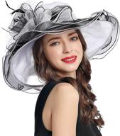 womens organza fascinator kentucky wedding women's accessories : special occasion accessories логотип