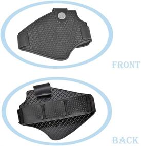 img 3 attached to Premium Motorcycle Shift Pad & Boots Cover: Ultimate Protection for Gear Shifters and Shoes – Black