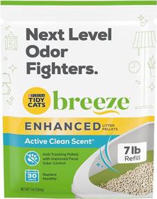 img 1 attached to Purina Tidy Cats Non Clumping Breeze Enhanced Pellets Multi Cat Litter: Advanced Odor Control for Busy Multi-Cat Households