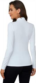 img 1 attached to WOSALBA Women'S Fall Polo Shirts - Versatile Lapel Collared V-Neck Options With Long And Short Sleeves