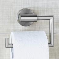 stainless steel toilet paper holder wall mount - no drill - 15.5x13.5x5.4cm - wonderworker hold logo