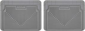 img 4 attached to Husky Liners Heavy Duty Floor Mats - Grey, 2nd/3rd Seat Mats, 52022, Compatible with 1997-1999 Acura CL, 2001-2003 Acura CL, 1994-2001 Acura Integra, and More - Set of 2