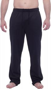 img 2 attached to Men'S Tech Sweatpants With Fleece Lining And Convenient Pockets For Urban Active Lifestyle