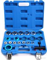 auto repair tool set: 21 piece crank bearing camshaft seal remover and installer kit for crankshaft oil seals logo