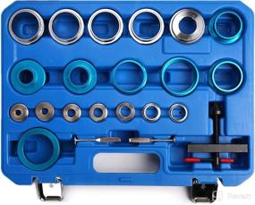 img 3 attached to Auto Repair Tool Set: 21 Piece Crank Bearing Camshaft Seal Remover and Installer Kit for Crankshaft Oil Seals