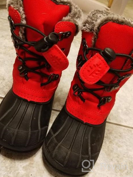 img 1 attached to OAKI Kids Snow Boots - Waterproof & Insulated Boots for Girls and Boys, with Fur Lining and Cold Rating of -30˚ - Youth & Toddler Sizes Available review by Dennis Wood