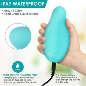 img 2 attached to 🤱 Breastfeeding Lactation Massager: Warm, Vibrating Support for Clogged Milk Ducts, Nursing, Pumping – Enhances Milk Flow (Teal)