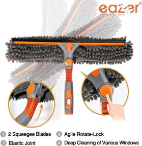 img 2 attached to Eazer Attachment Adjustable Squeegee，Chenille Microfiber