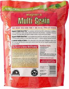 img 3 attached to 🐦 Wagner's 62062 High Energy Multi Grain Plus Wild Bird Food in a Convenient 4-Pound Bag