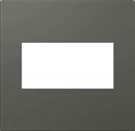 upgrade your space with legrand adorne soft touch moss grey 2-gang wall plate - awp2gmo4 logo