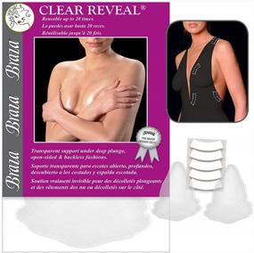 img 3 attached to Braza Reveal Clear Adhesive Bra - One Size Fits All!