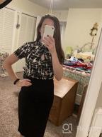 img 1 attached to Women'S Short Sleeve Business Church Dress B430 By Homeyee review by Jamal Murph