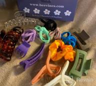 img 1 attached to BeeVines 33 Pack Hair Accessories Set - Large Claw Clips, Strong Hold Hair Ties, And Barrettes For Women And Girls review by Levi Stewart