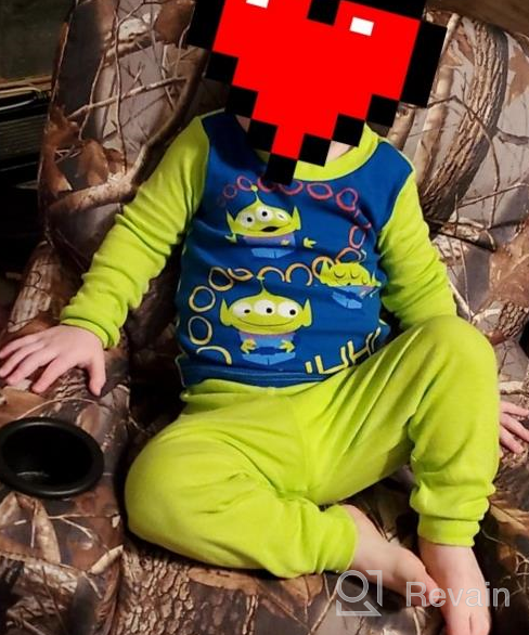 img 1 attached to Disney Boys' Toy Story 4-Piece Cotton Pajama Set: Comfortable Sleepwear for Kids review by David Cash