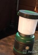 img 1 attached to Camping Lantern With 1500LM LED, 4 Light Modes, Waterproof, Battery Powered, Ideal For Hurricane, Emergency, Survival Kit, Outages, Fishing, Hiking - Lepro Lantern review by Kendrick Dooley