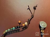картинка 1 прикреплена к отзыву Браслет из камня Джаспер "Старто" - 3 ряда бусин 🌸 Бохо-браслет для женщин - натуральный и элегантный. от Allen Tchida