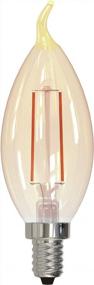 img 4 attached to Vintage Charm With Modern Efficiency: Bulbrite LED Filament CA10 Nostalgic Thread Edison Light Bulbs, 25W Equivalent, Antique, 4-Pack