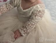 картинка 1 прикреплена к отзыву Полная длина прямой рукав цветочный белый детская одежда для девочек. от Brandon Daughenbaugh