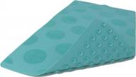 safeland patented non-slip bath, shower, tub mat, 28x16 inch, tpr material, eco-friendly, non-pvc, machine washable, extra-soft, with powerful gripping suction cups, pop circle– aqua logo