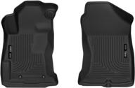 🐾 husky liners x-act contour front floor liners - black, 52871, compatible with 2018-2021 subaru crosstrek & 2017-2022 subaru impreza - set of 2 pieces логотип