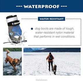 img 2 attached to Waterproof Protectors Winter Medium Anti Slip Dogs