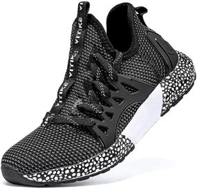 img 4 attached to 👟 VITIKE Running Fashion Athletic Sneakers Girls' Shoes: Style Meets Sport!