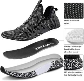 img 3 attached to 👟 VITIKE Running Fashion Athletic Sneakers Girls' Shoes: Style Meets Sport!