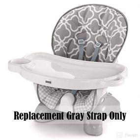 img 3 attached to 🪑 Fisher Price Space Saver High Chair Replacement Straps - Gray BJV38